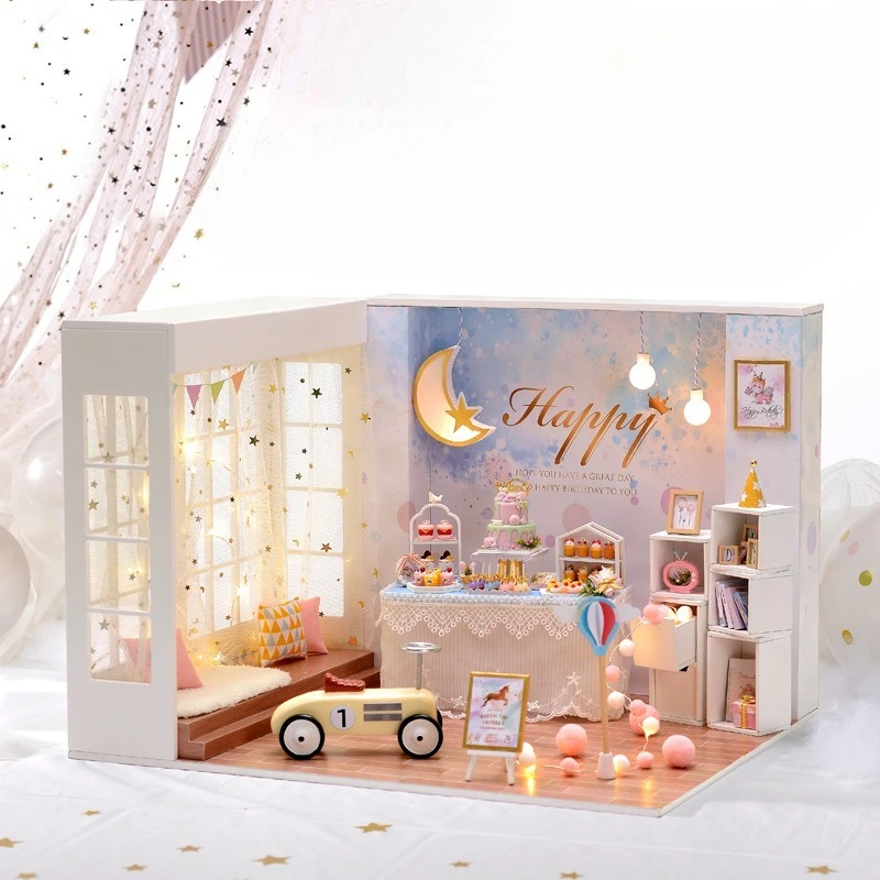 DIY Dream Chaser casa de muñecas madera 3D rompecabezas para niña - imagen 3