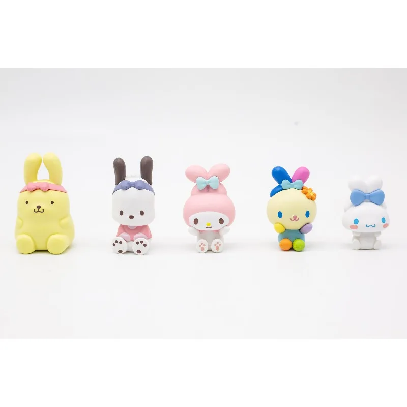 Sanrio caja ciega con figuras de Melodía, Pochacco y Pom Purin
