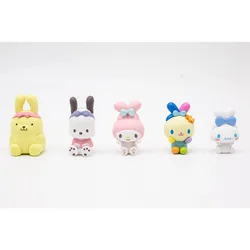 Sanrio caja ciega con figuras de Melodía, Pochacco y Pom Purin