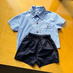 MILANCEL conjunto de verano para niña con camisa fina y pantalón corto
