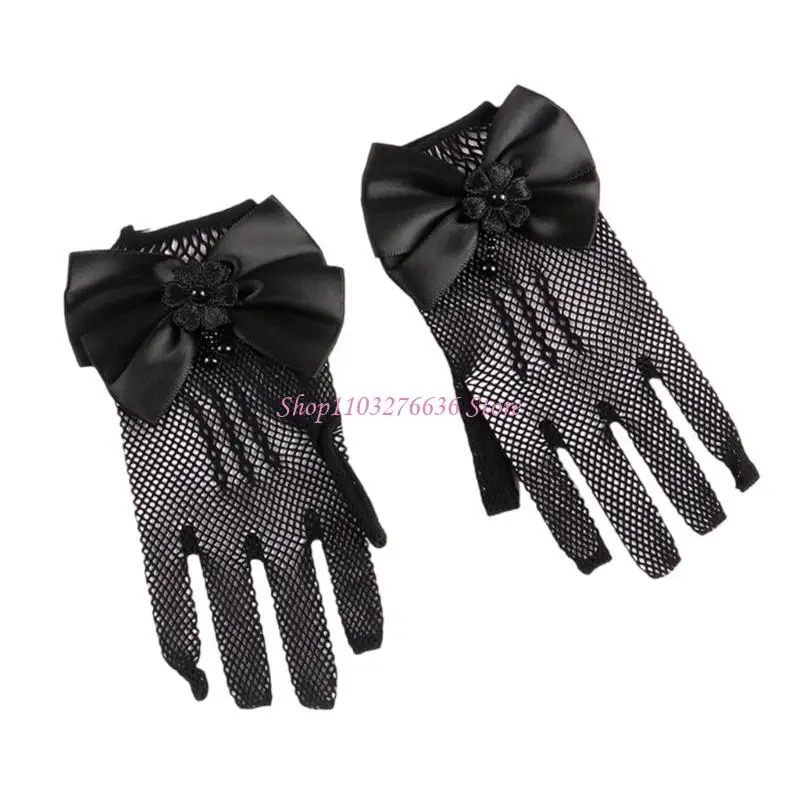 Guantes infantiles elegantes para bodas, fiestas y baile - imagen 3