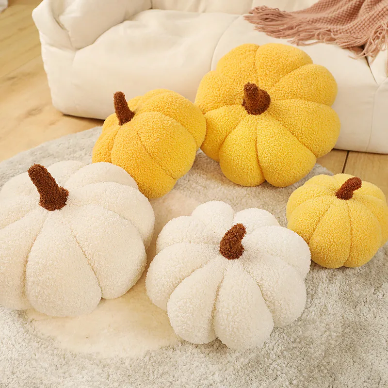 Peluche de calabaza suave para niños – Almohada decorativa Halloween - imagen 3