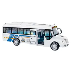 Autobús urbano de juguete con detalles finos para niños
