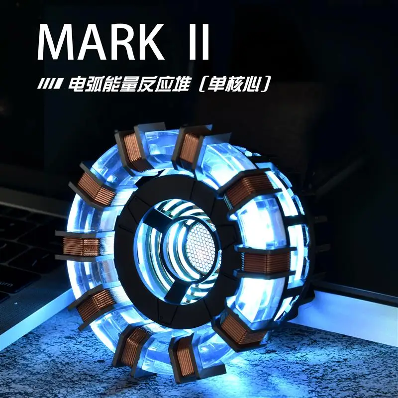 Figura de Iron Man con luz LED reactor de arco para niños - imagen 2