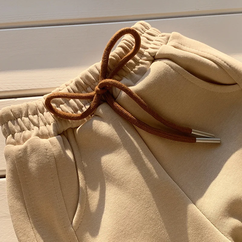 Pantalón chándal infantil de color sólido para niños en otoño - imagen 4