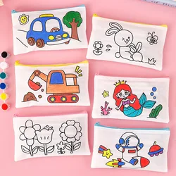 Estuche de lápices para manualidades bolsa arte colorear vuelta al cole
