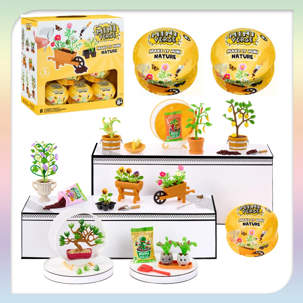 Miniverse Greenery juguete miniatura de planta en maceta regalo