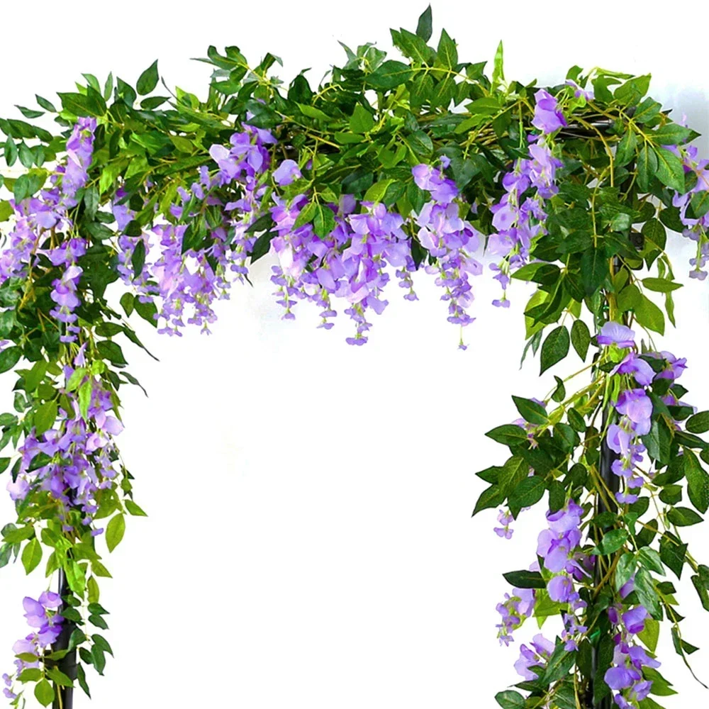 Guirnalda de flores artificiales para habitación infantil – Decoración suave y colorida - imagen 4