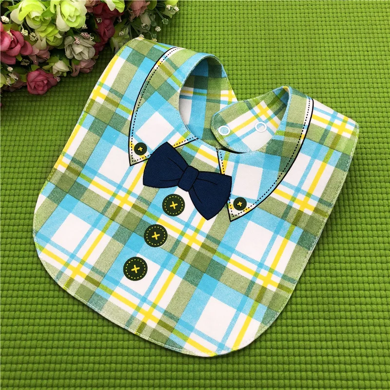 Baberos impermeables bebé – Bandanas algodón doble cara suaves