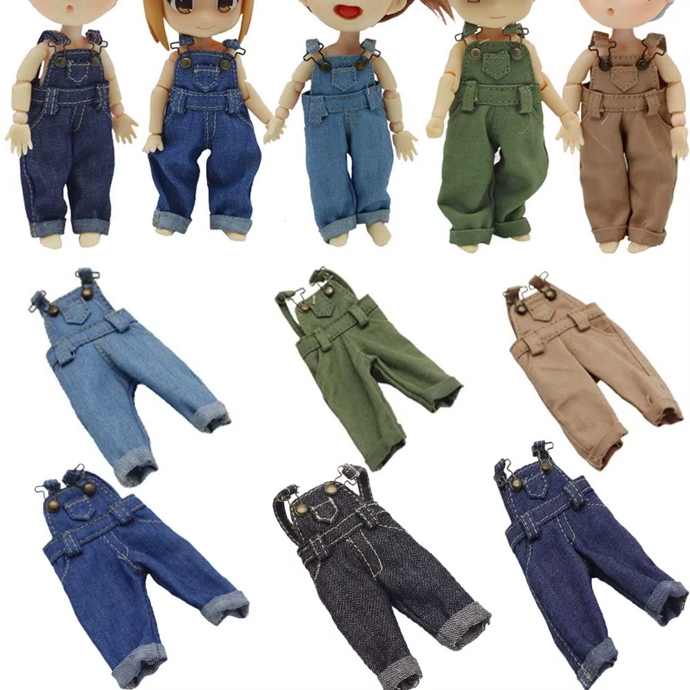 Pantalón vaquero oscuro para muñeca BJD