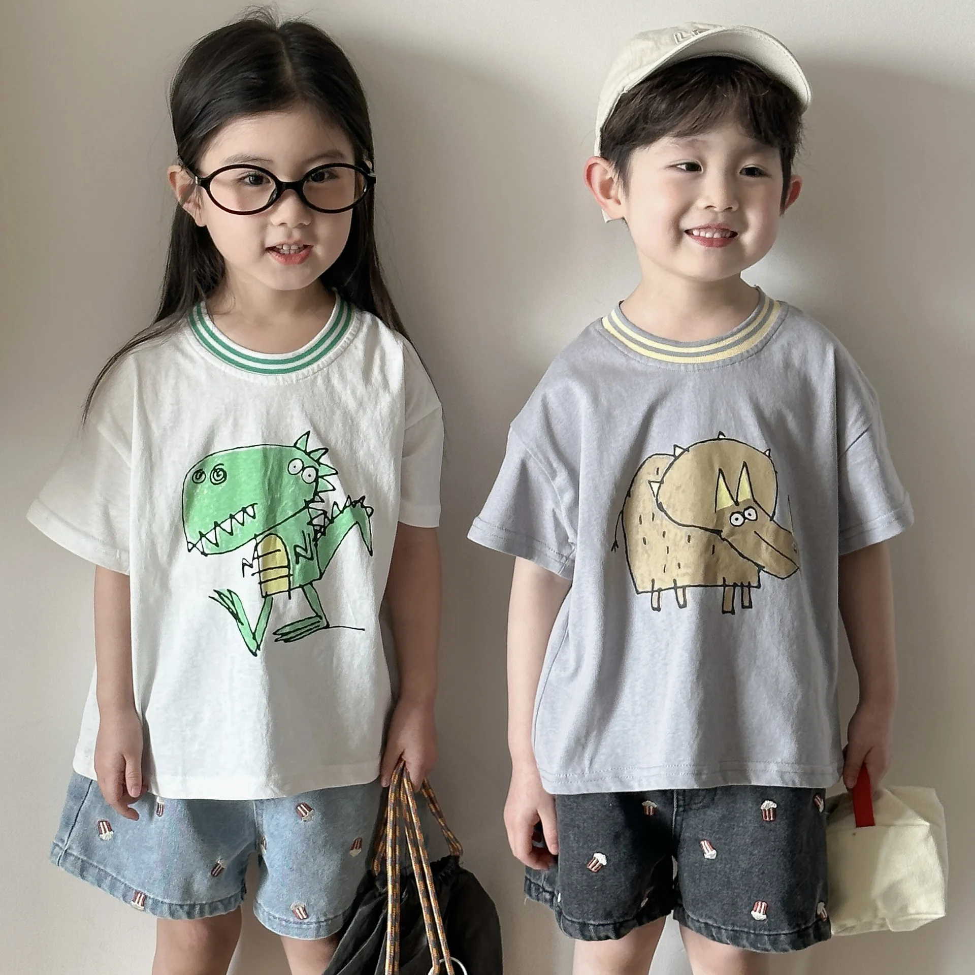 Camisetas verano para niño manga corta estampadas dibujos animados - imagen 5