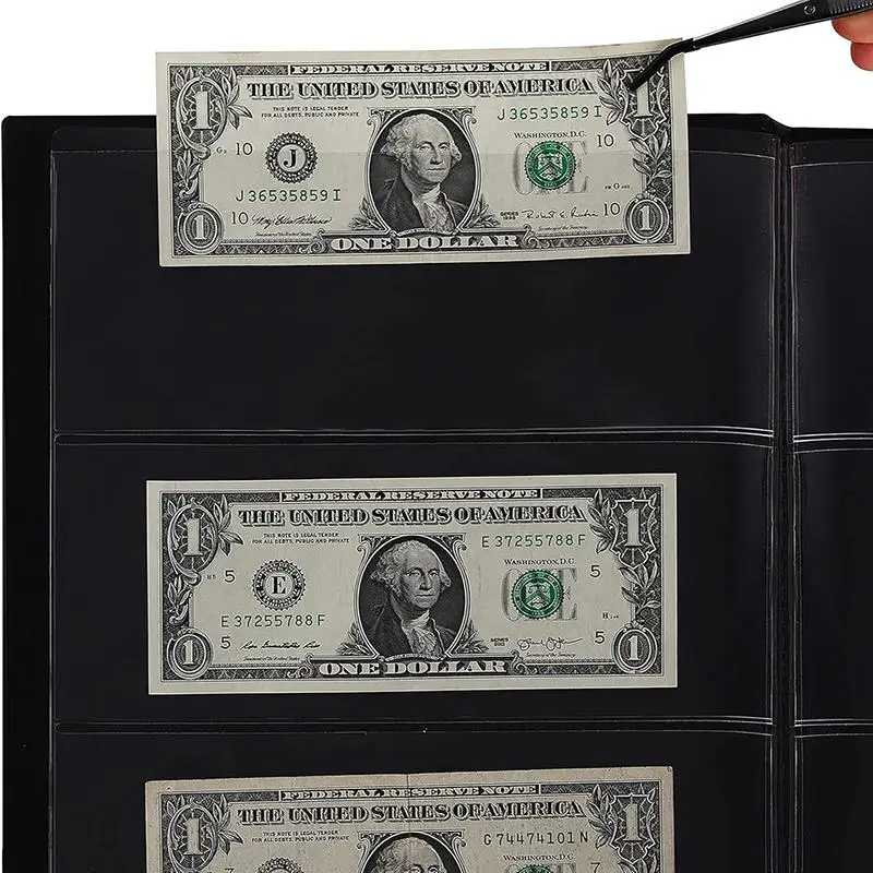 Álbum para billetes con protector y bolsillos para facturas - imagen 5