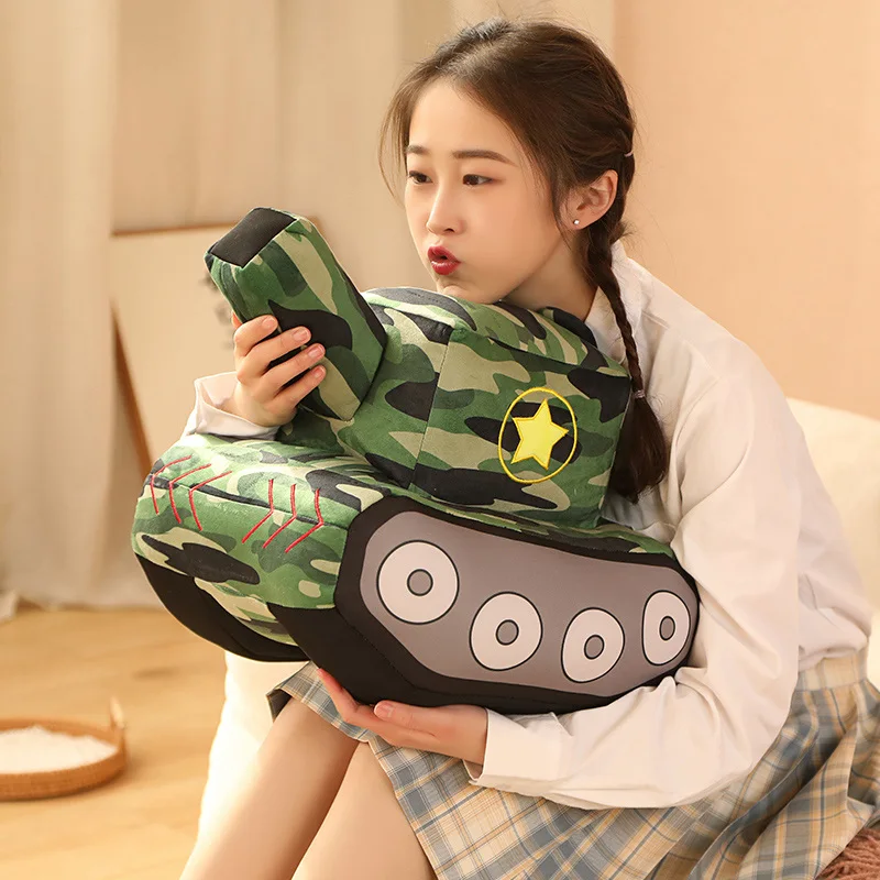 Peluche de tanque suave para niños – Juguete tierno - imagen 4