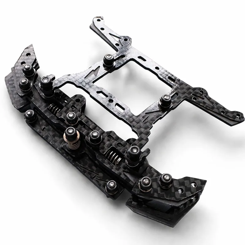 Coche de carreras Mini 4WD con suspensión delantera