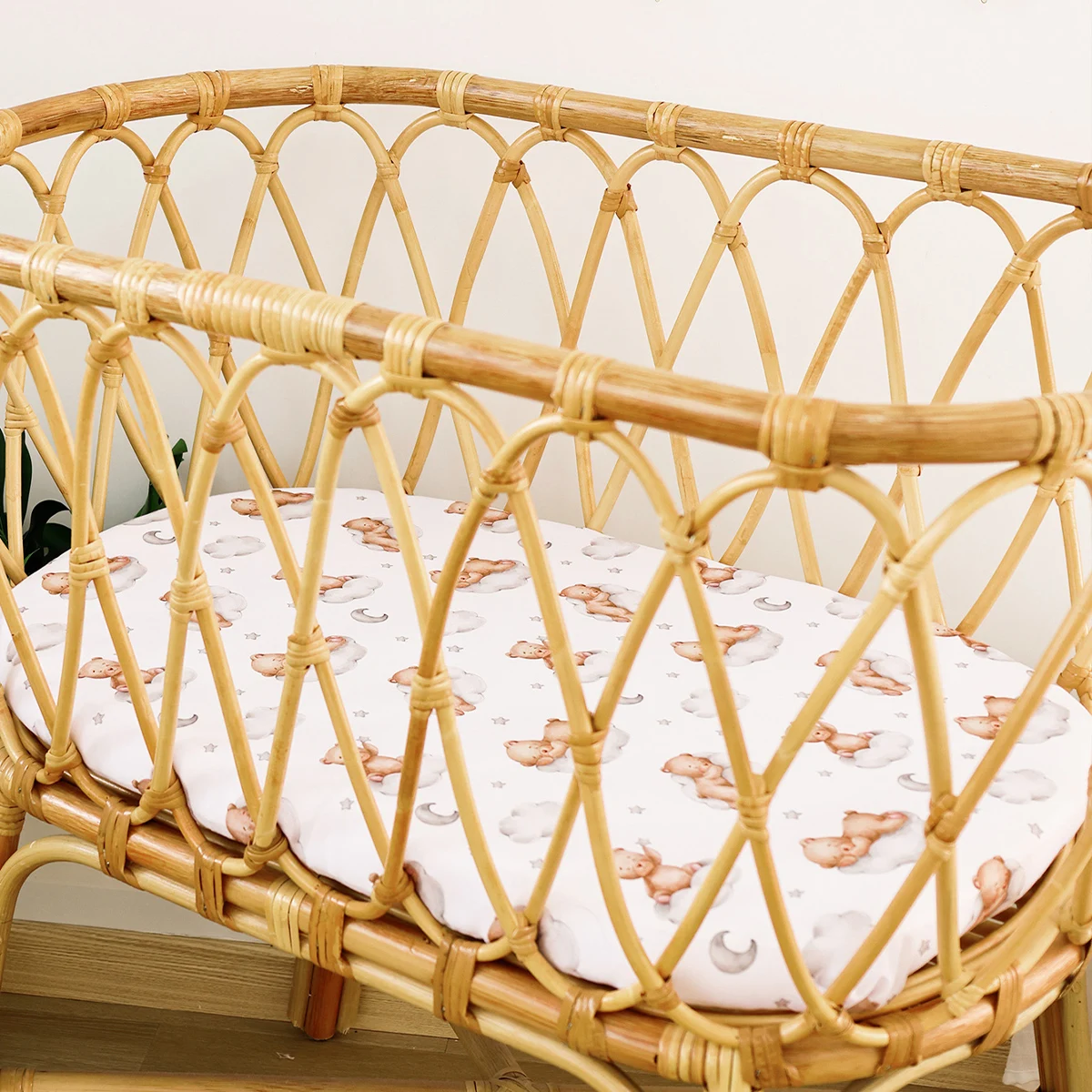 Sábana ajustable con tejido flexible