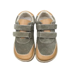 Tipsietoes Zapatillas barefoot transpirable de cuero para niños