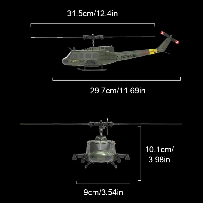 Helicóptero RC teledirigido de vuelo inverso con control inteligente - imagen 5