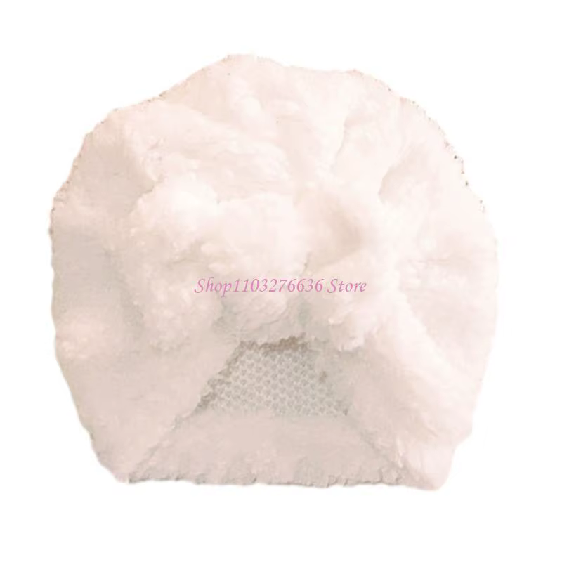 Gorro turbante en lana de cordero con nudo moderno para invierno - imagen 2