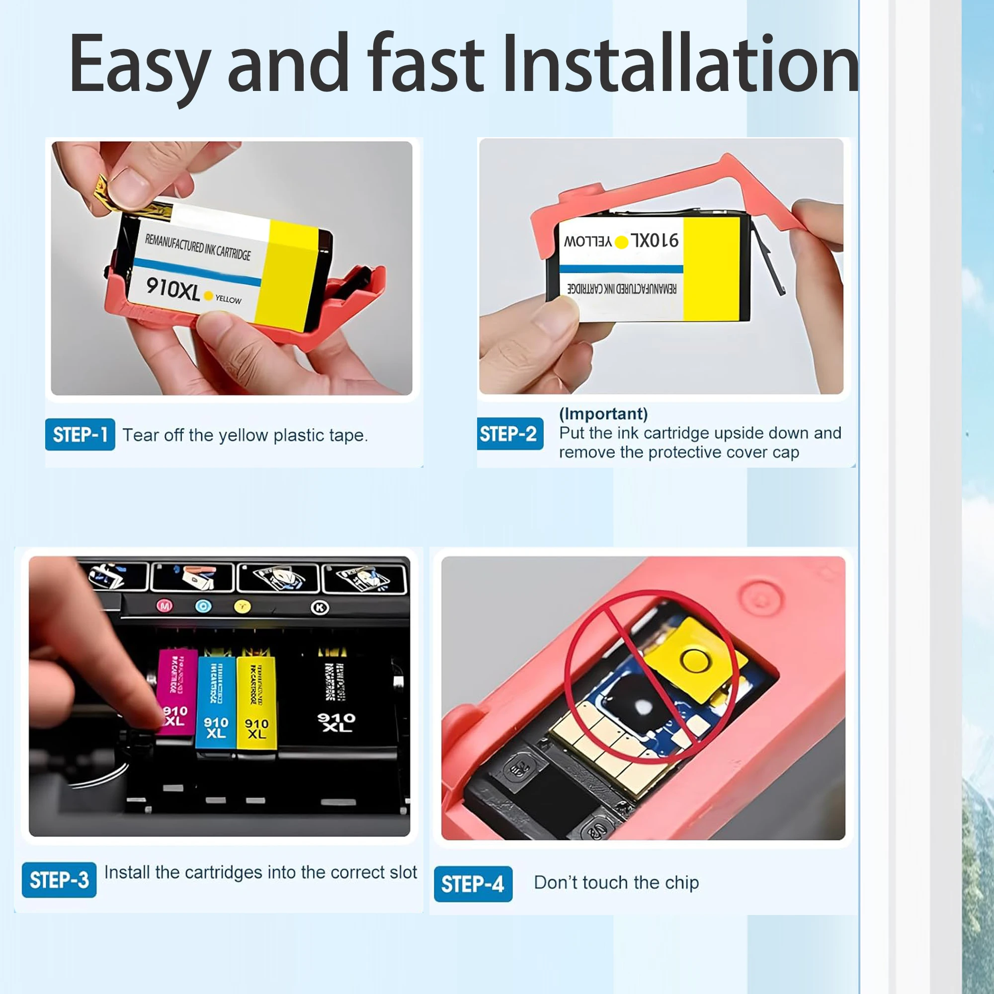 HP Cartuchos de tinta compatibles para OfficeJet Pro 8020 XL - imagen 5