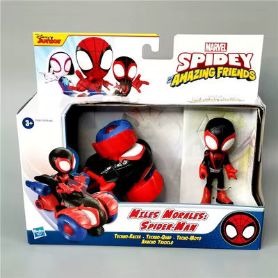Set completo figuras Spider-Man e Iron Man