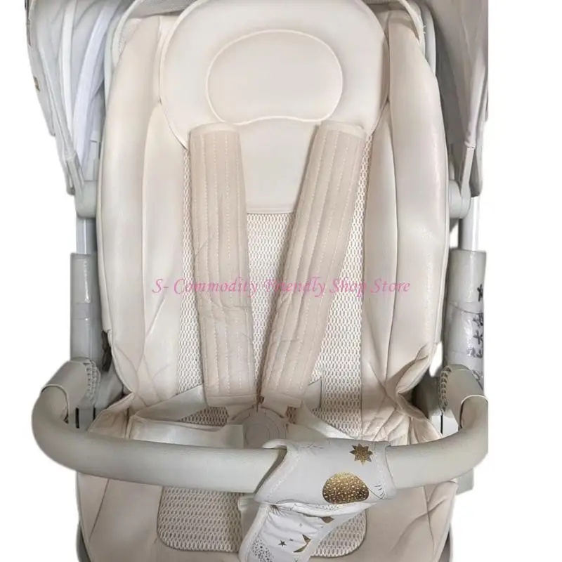 Protector de cinturón para cochecito, correa acolchada seguridad - imagen 3