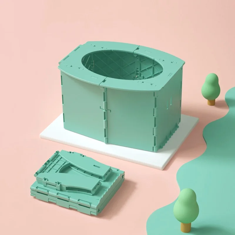 Inodoro portátil para viajes de niños - Plegable y práctico