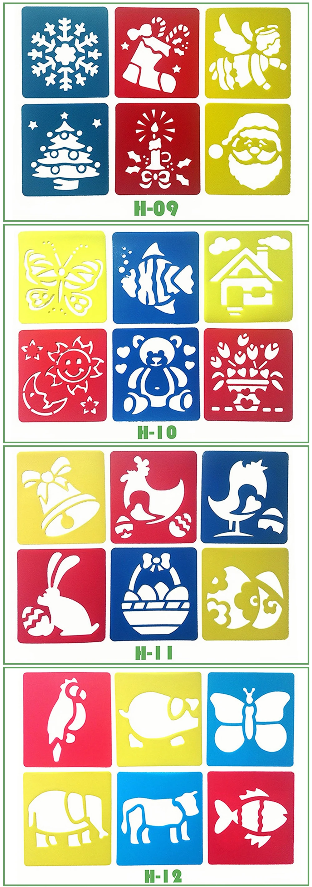 Plantilla de dibujo calado - muestra 4