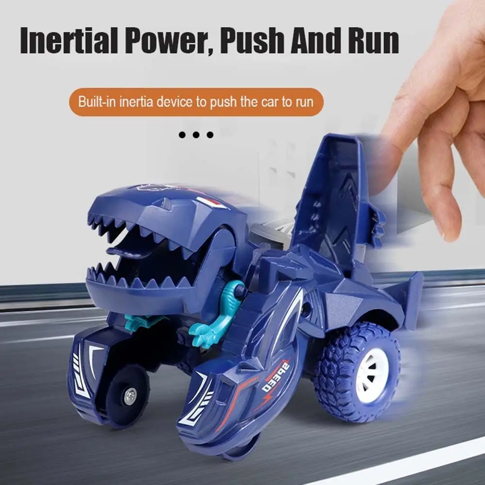 Coche de dinosaurio transformable con vehículos acrobáticos - imagen 4