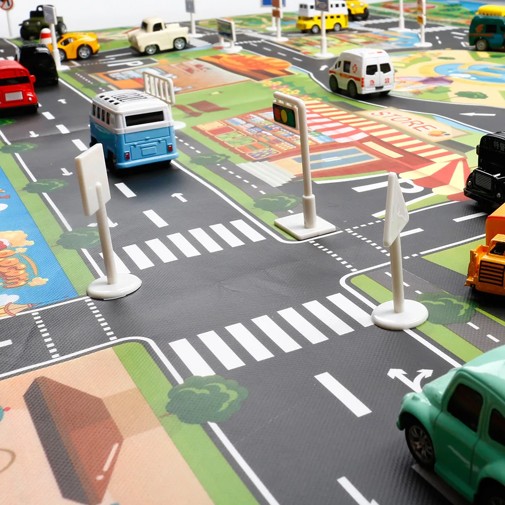 Alfombra de juego para bebe 100x130 - educativa, impermeable y segura - imagen 3