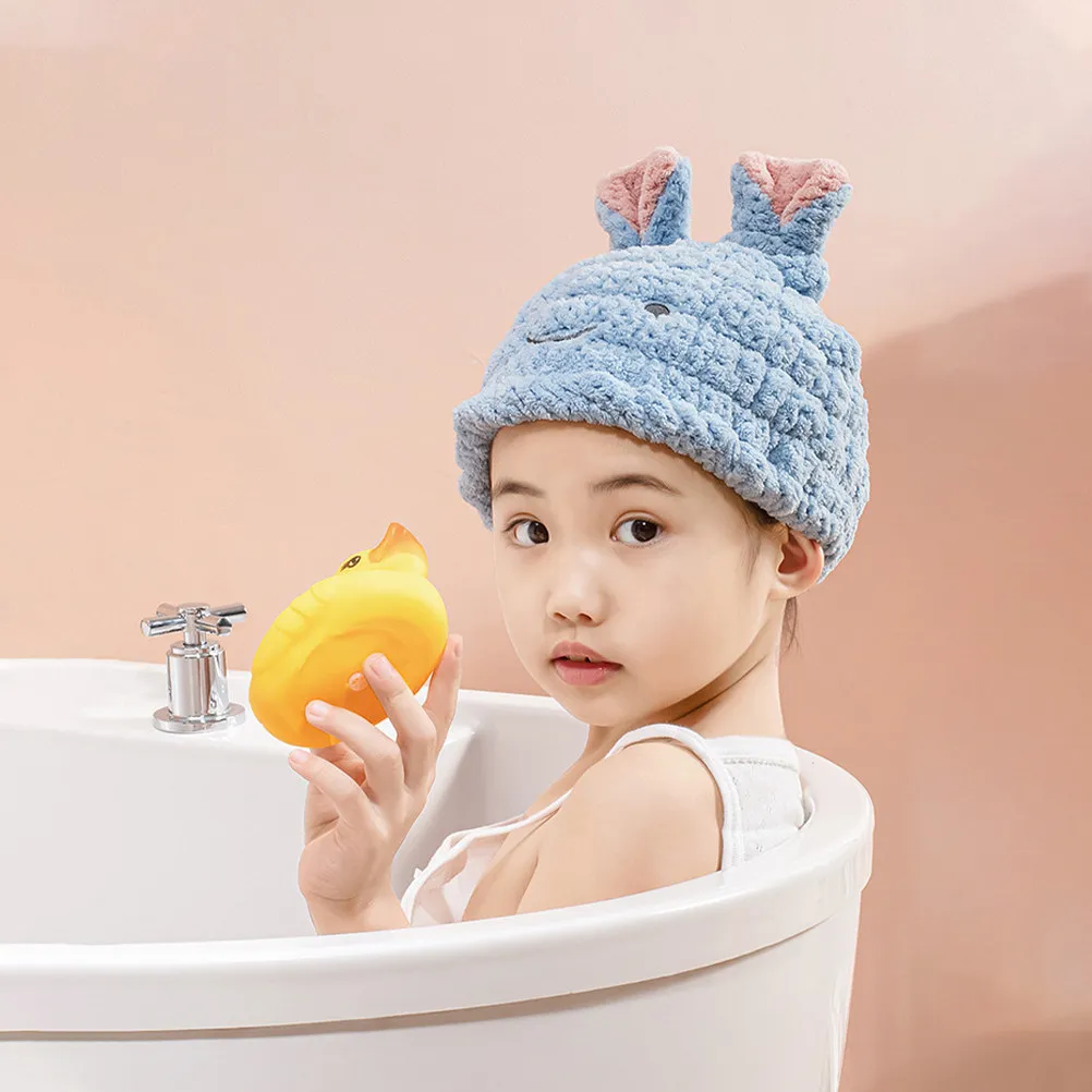 Gorro de baño absorbente para bebés, secado rápido antideslizante - imagen 5