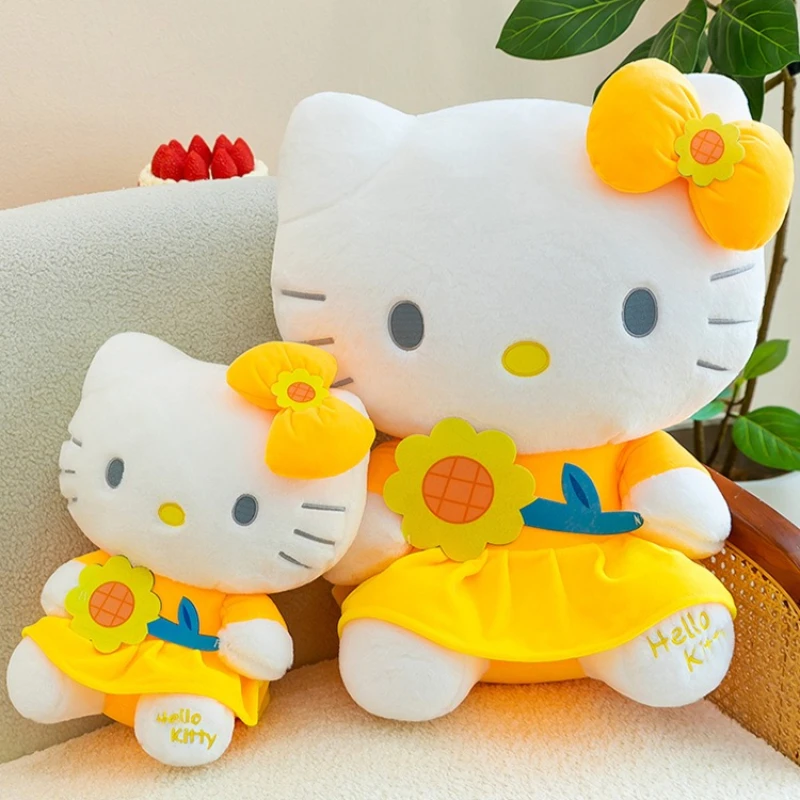Peluche Hello Kitty girasol tierno y suave, regalo infantil - imagen 4