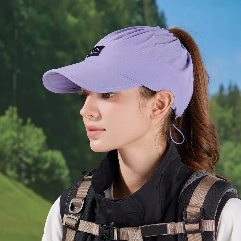 Gorra deportiva secado rápido con cola de caballo verano - imagen 2