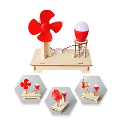 Kits de construcción en madera para niños: turbinas eólicas
