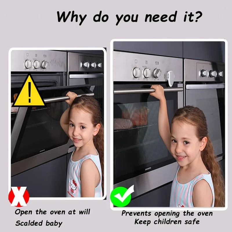 Cerraduras de seguridad para horno sin taladro para niños - imagen 3