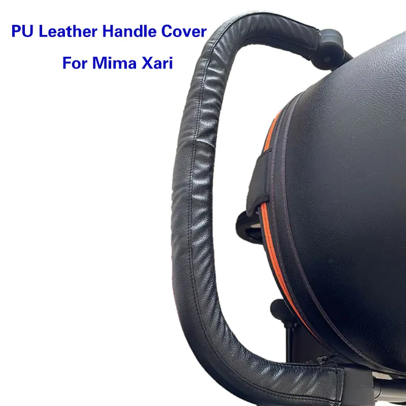 Funda de cuero para cochecito Mima Xari con parachoques - imagen 4