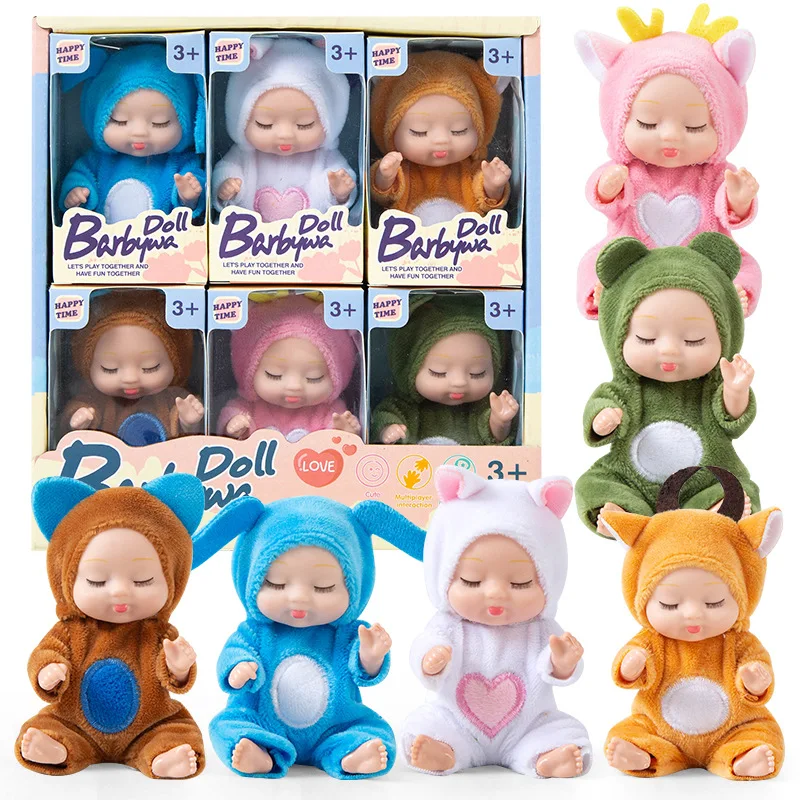 Muñeca BJD mini princesa Durmiente para casa de muñecas realista - imagen 3