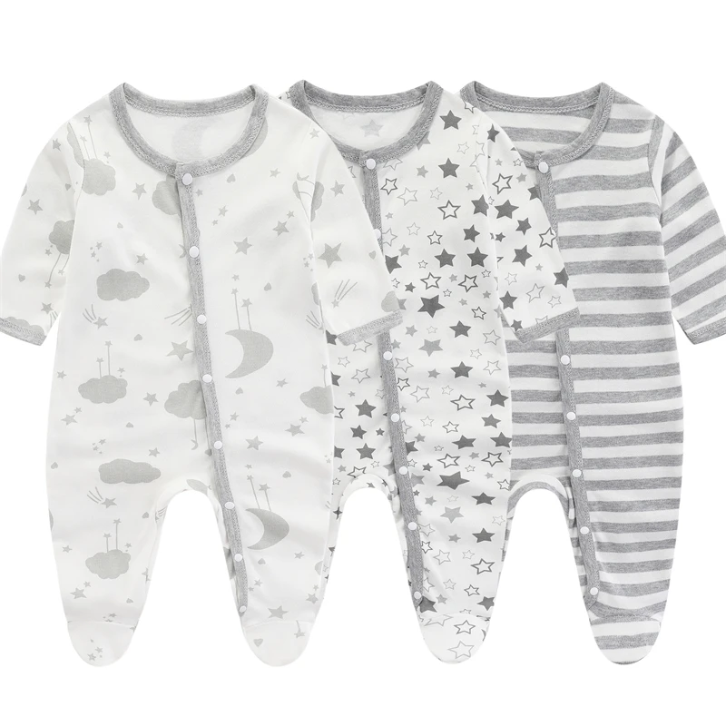 Body blanco con estampado de dibujos animados para bebé