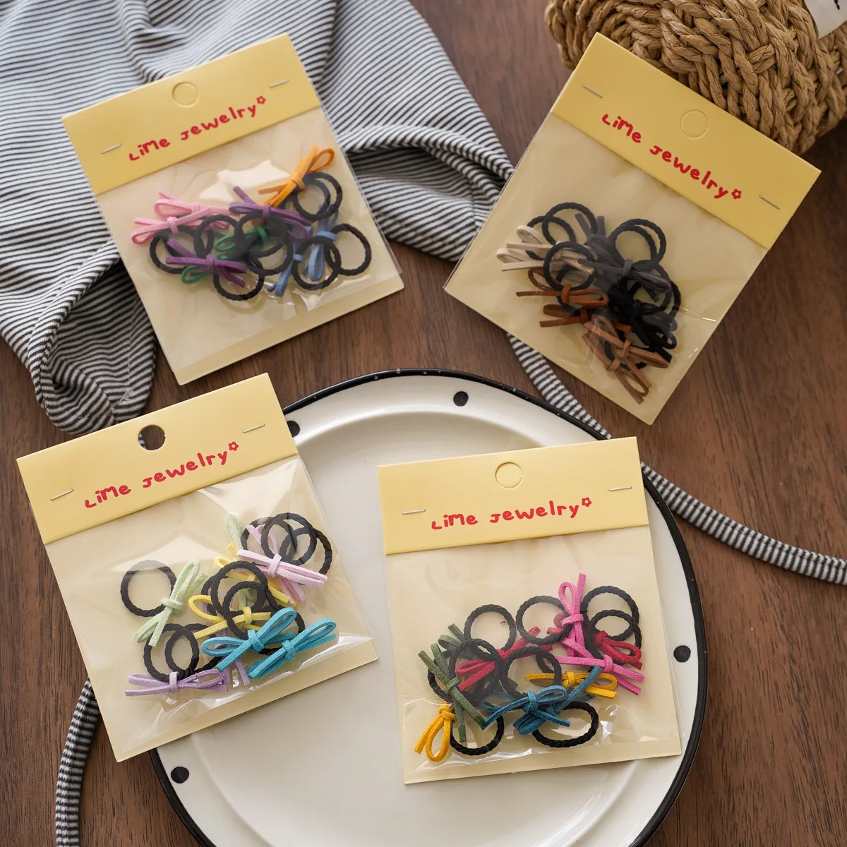 Diademas elásticas con lazo colorido para bebés y niñas - imagen 3