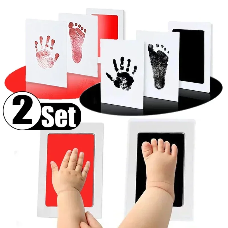 Almohadillas tinta huellas bebé – Kit seguro sin tóxicos - imagen 2