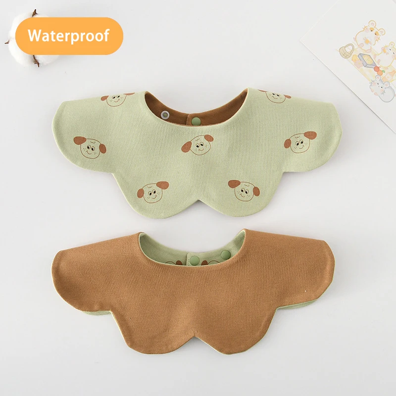 Babero impermeable doble cara para bebés – toalla saliva eructar - imagen 4