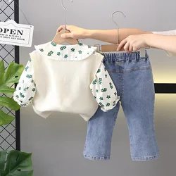 Conjunto de chándal para bebé – Chaleco, camisa y pants (3 piezas)