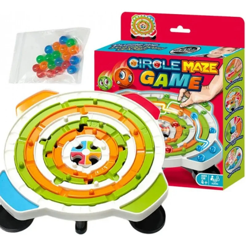 Juego de mesa laberinto lógico para niños, rompecabezas educativo