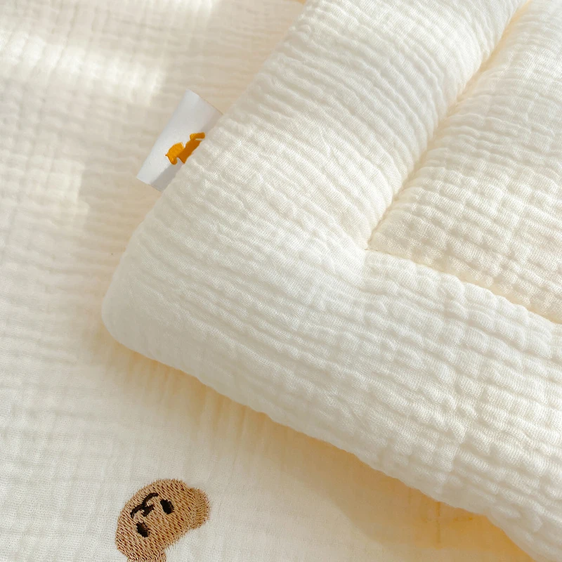 Edredón para bebé de algodón suave con osito y conejo – siesta - imagen 5