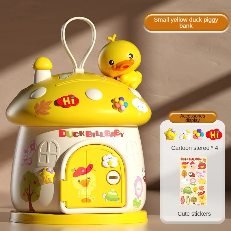 Hucha infantil de setas cartoon con pegatinas 3D DIY - imagen 3
