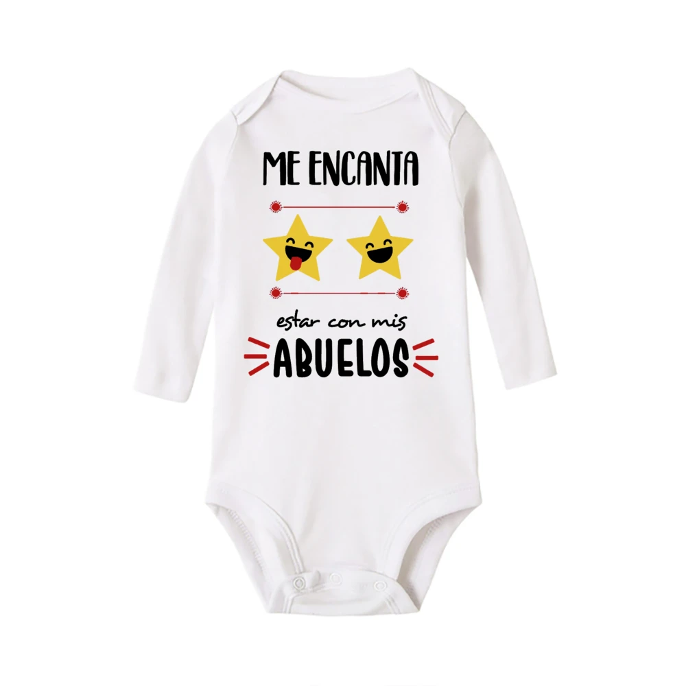 Pelele para bebé de manga larga estampado – Prenda bonita regalo - imagen 3