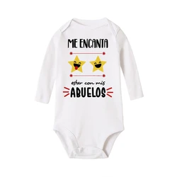 Pelele para bebé de manga larga estampado – Prenda bonita regalo