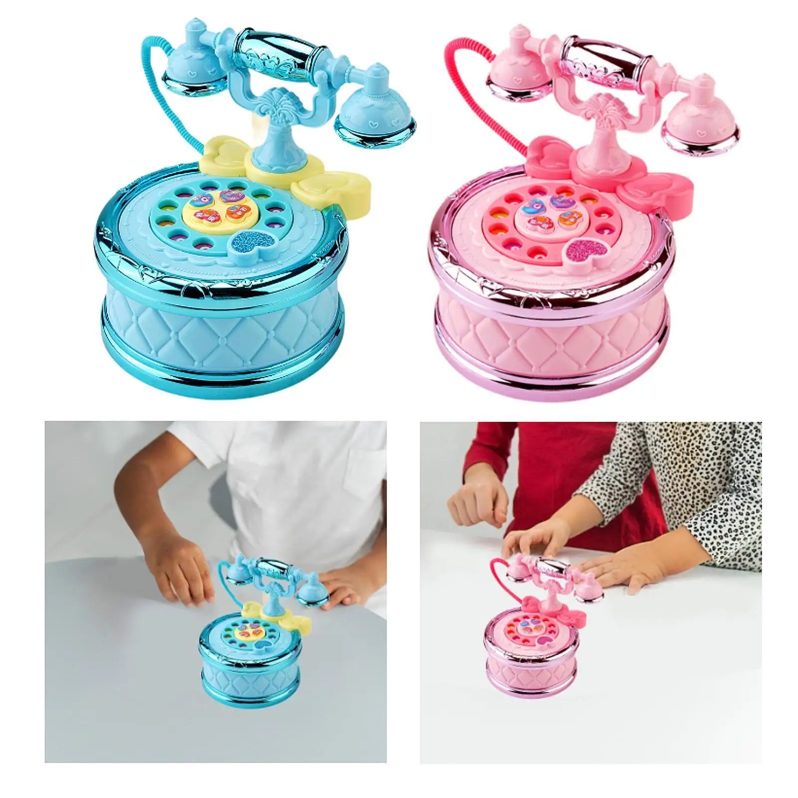 Teléfono de juguete musical princesa para niños – coordinación mano-ojo - imagen 3