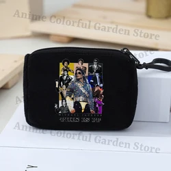 Monedero infantil Michael Jackson unisex con tarjetas y llaves