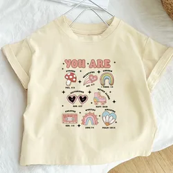 Camiseta infantil estampada – Estilo retro veraniego para niños y niñas