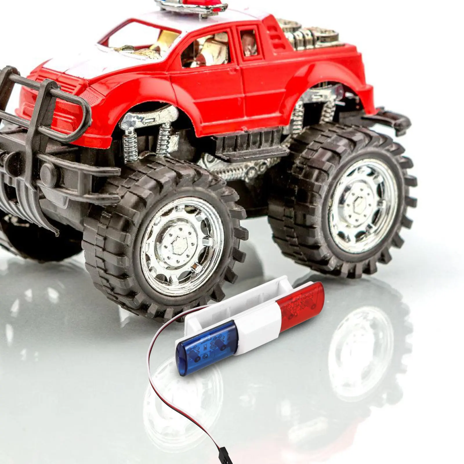 Luces LED mini para coche de juguete estilo policía - imagen 2